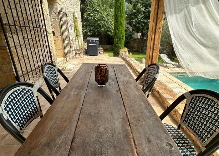 Mas De Caroline Uzes 度假居 Aubussargues